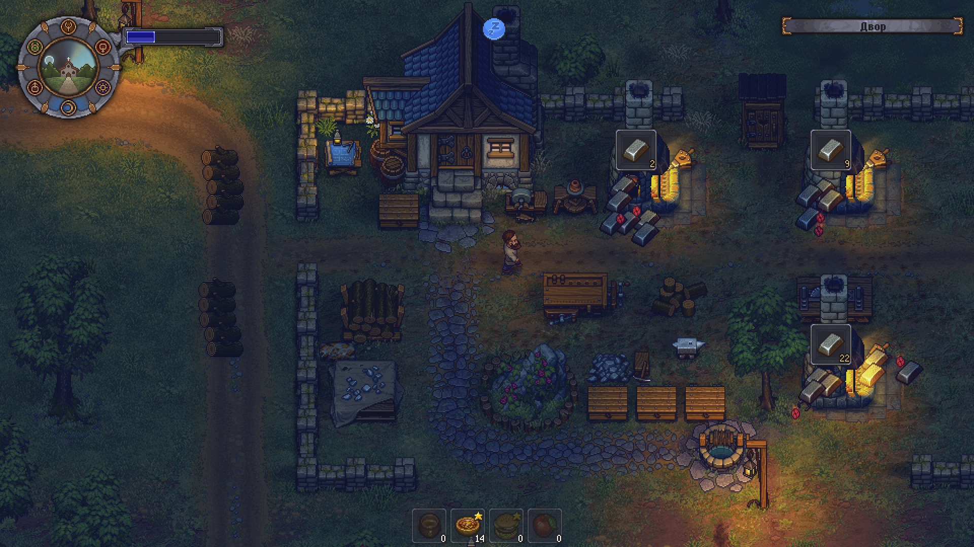 Скриншот Graveyard Keeper