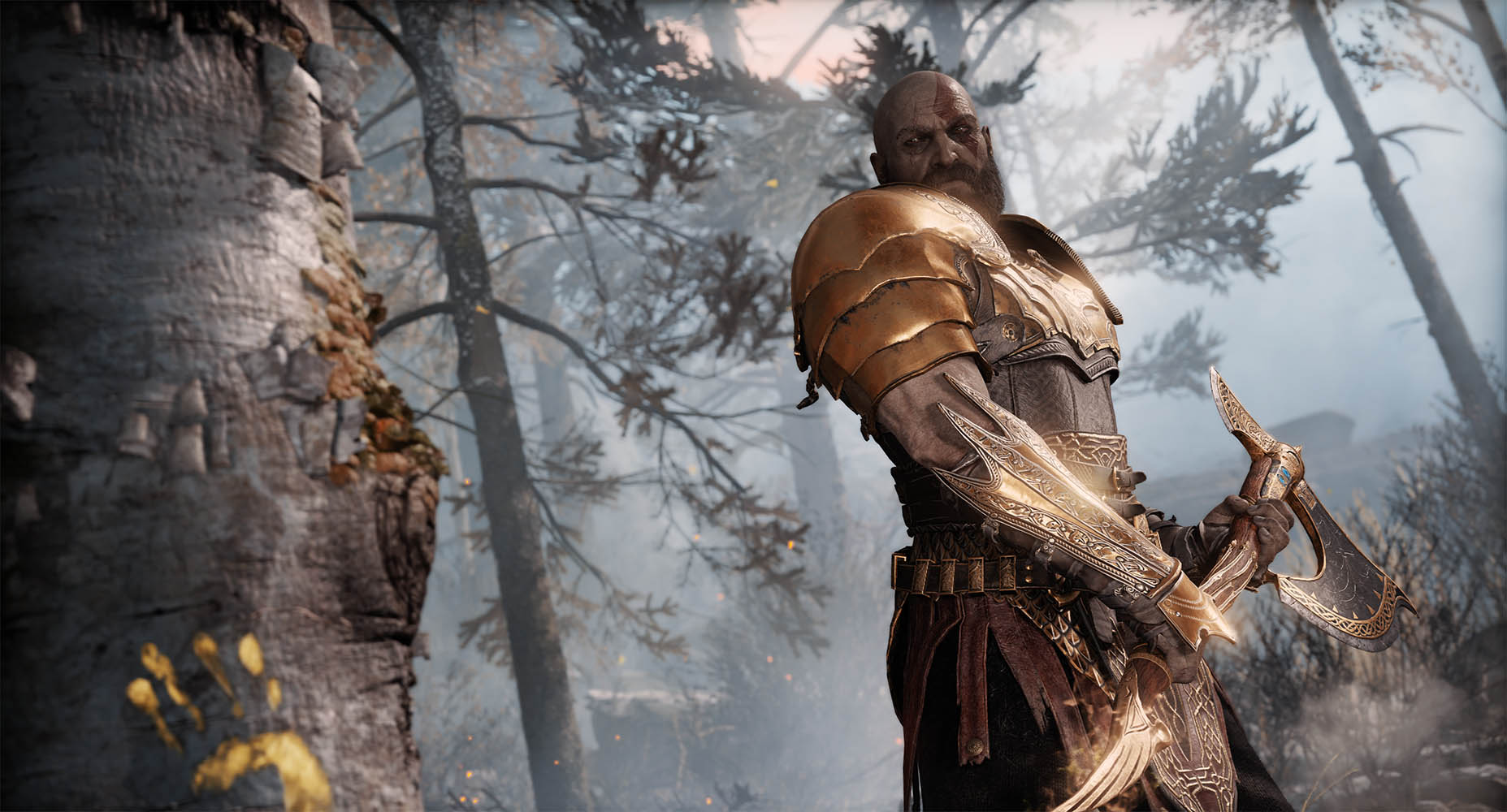 Кратос из God of War подготовился к холодной зиме