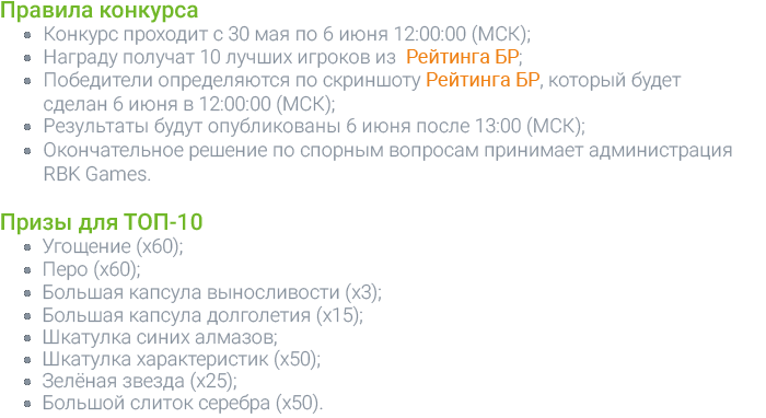 Правила конкурса