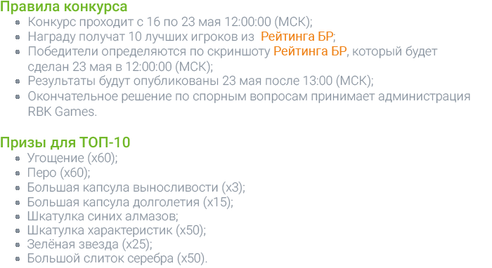 Правила конкурса
