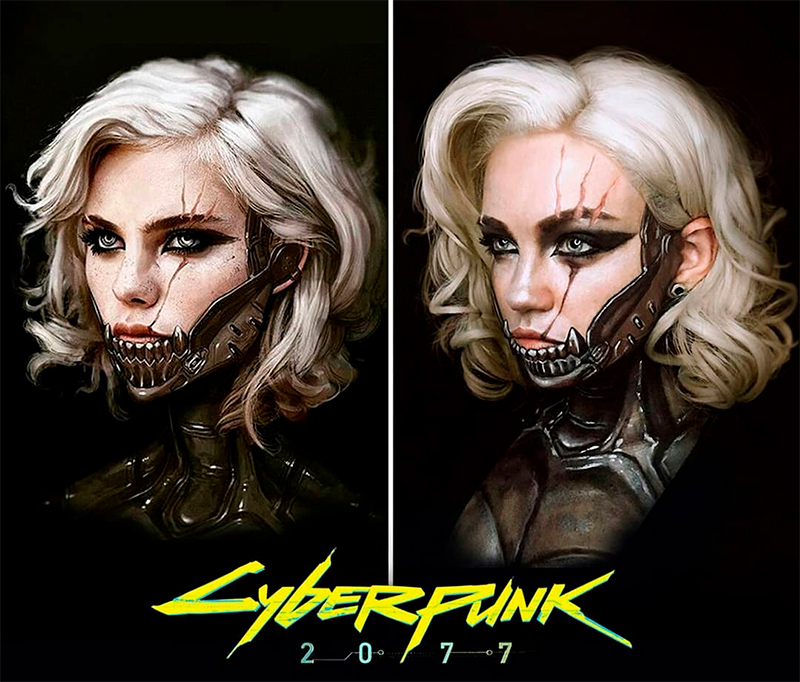 Косплей Cyberpunk 2077