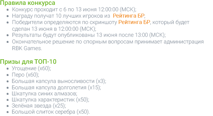 Правила конкурса