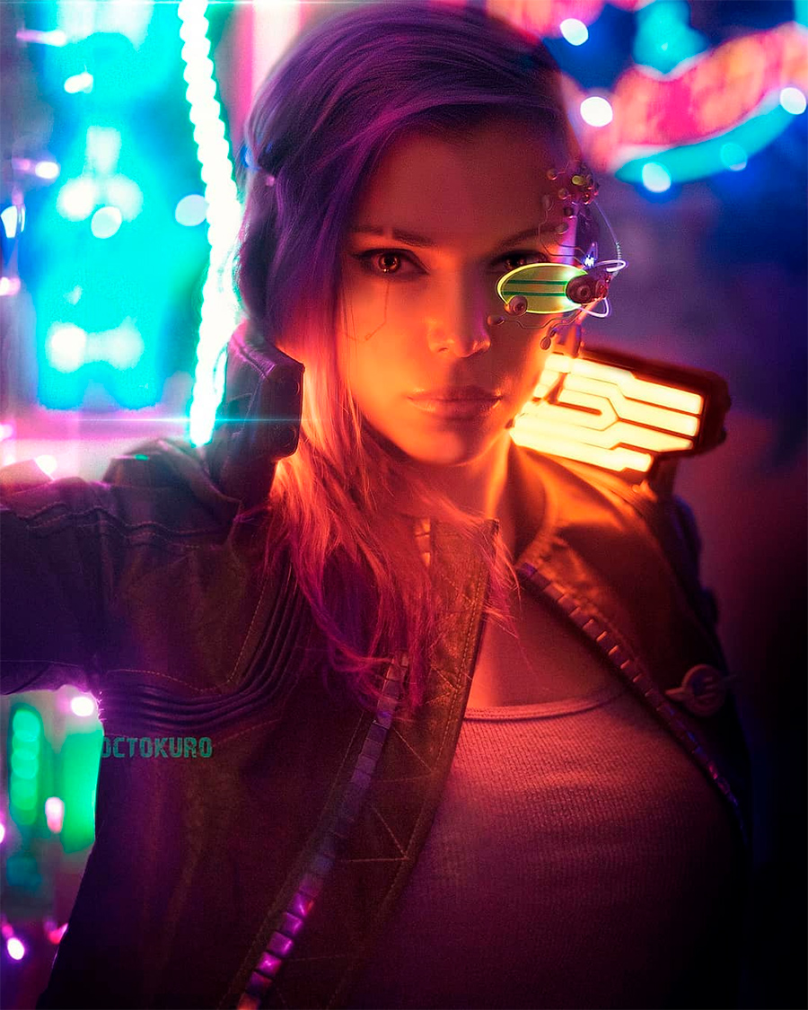 Косплей Cyberpunk 2077