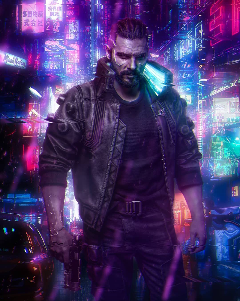 Косплей Cyberpunk 2077