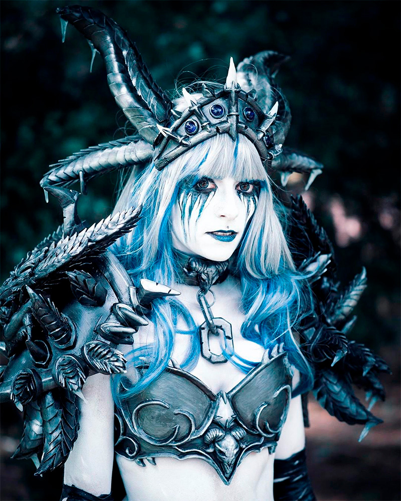 Модель Hasenmaedchen в образе Синдрагосы из World of Warcraft. Фотограф Andrе Köthur.