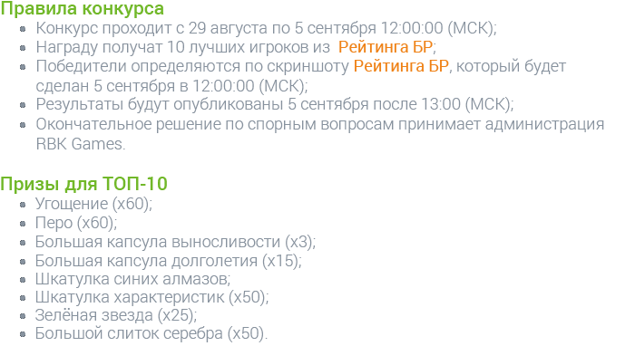 Правила конкурса