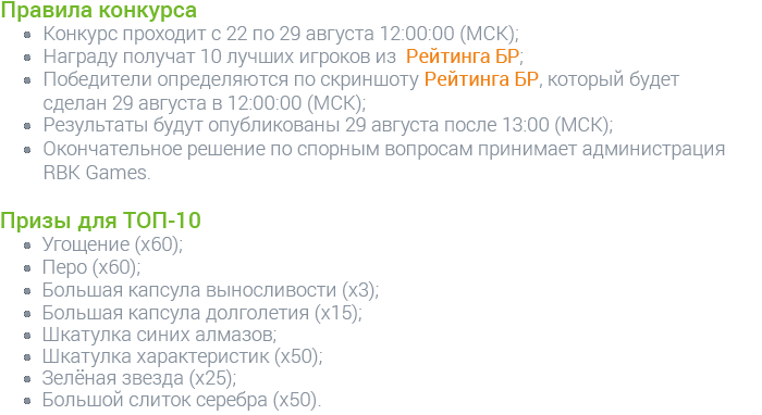 Правила конкурса