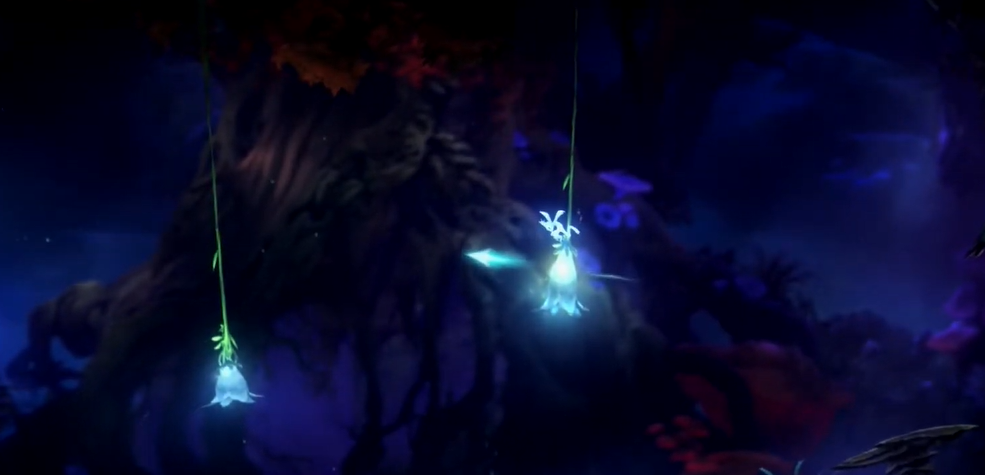 Решение головоломки с цветами Ori and the Will of the Wisps