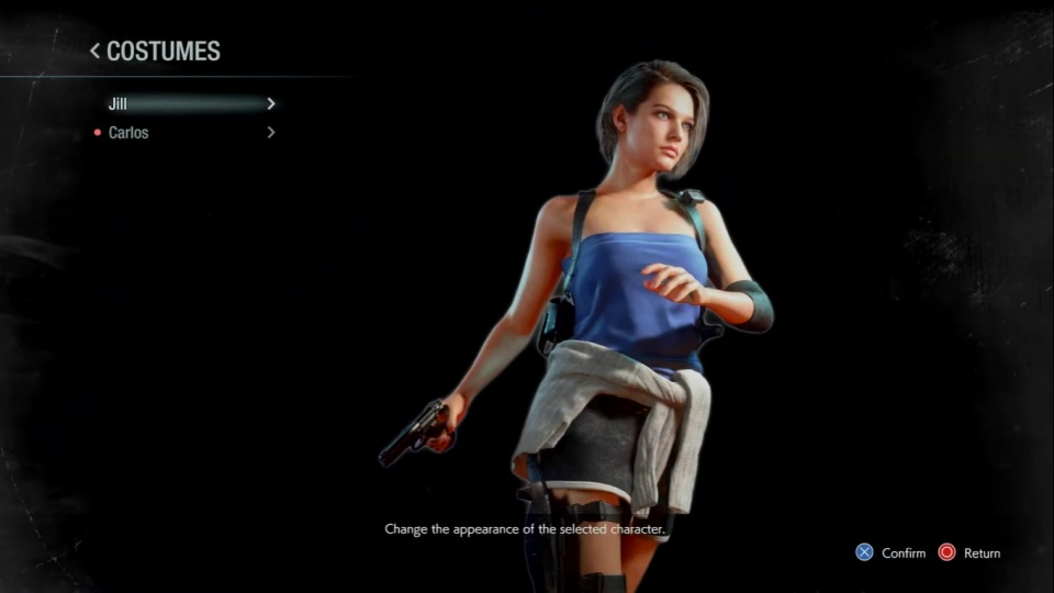 Все костюмы в Resident Evil 3 Remake