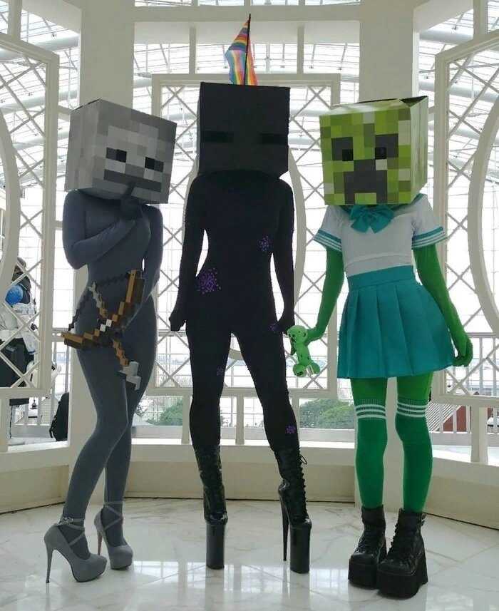 Правильный косплей по Minecraft
