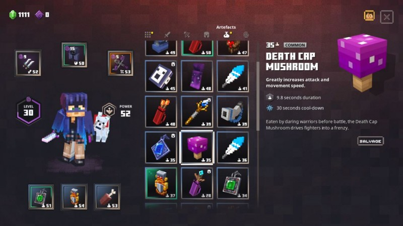 Список лучших артефактов в Minecraft Dungeons