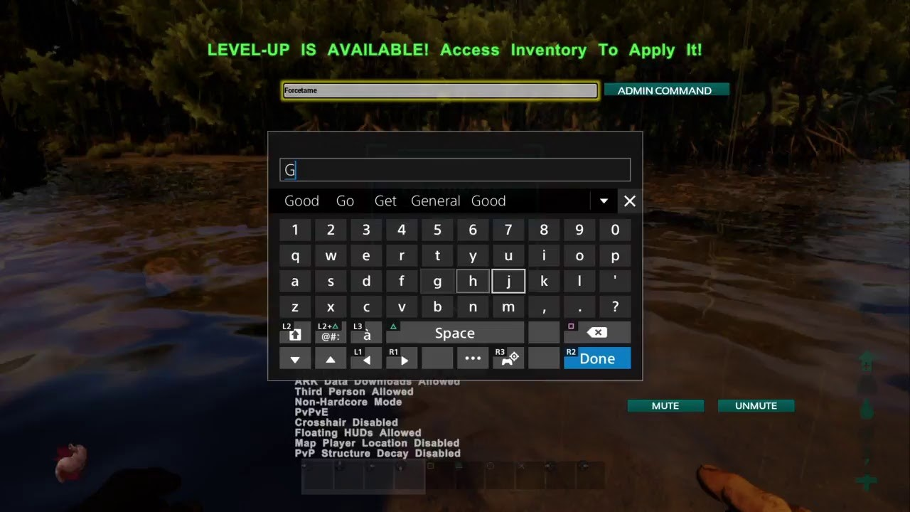 Консольные команды для ARK: Survival Evolved