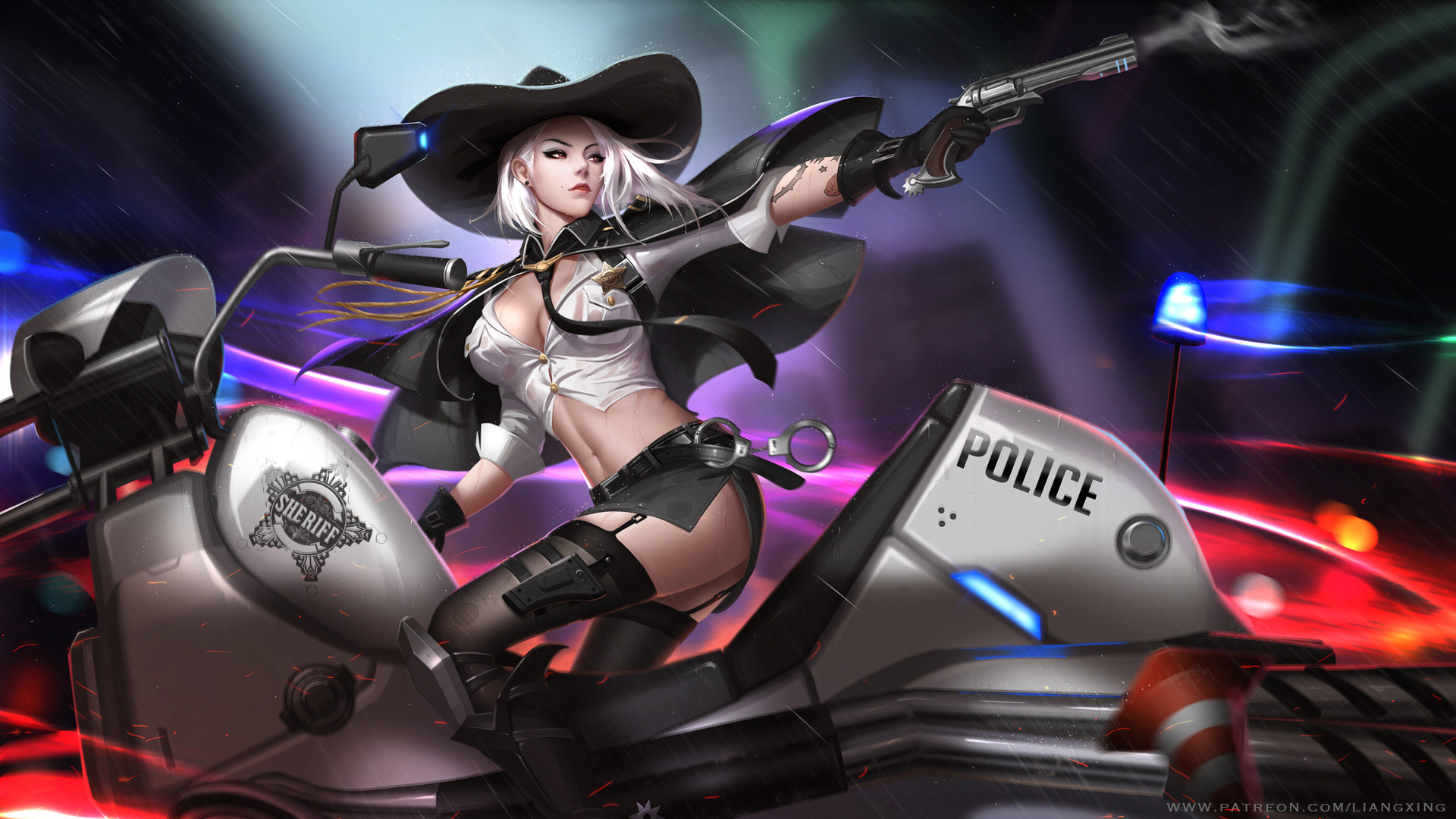 Пятничный арт на Эш из Overwatch — картинки с дерзкой красоткой