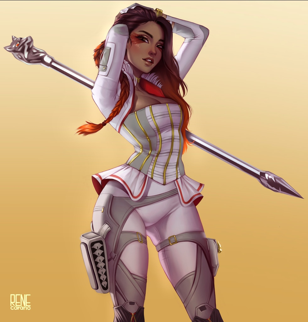 Горячий пятничный арт на Лобу из Apex Legends