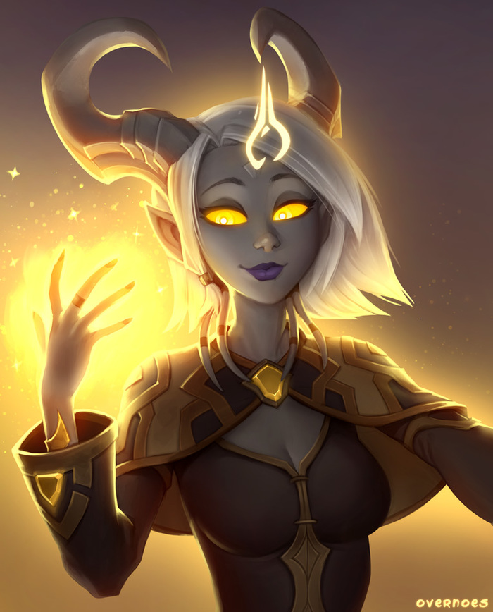 Пятничный арт на дренеек из World of Warcraft