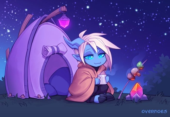 Пятничный арт на дренеек из World of Warcraft
