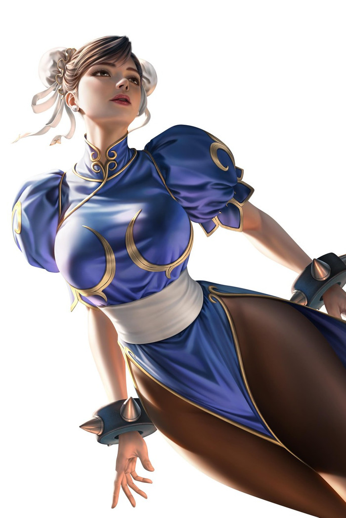 Пятничный арт на Чунь Ли из Street Fighter — откровенные рисунки со спортивной девушкой