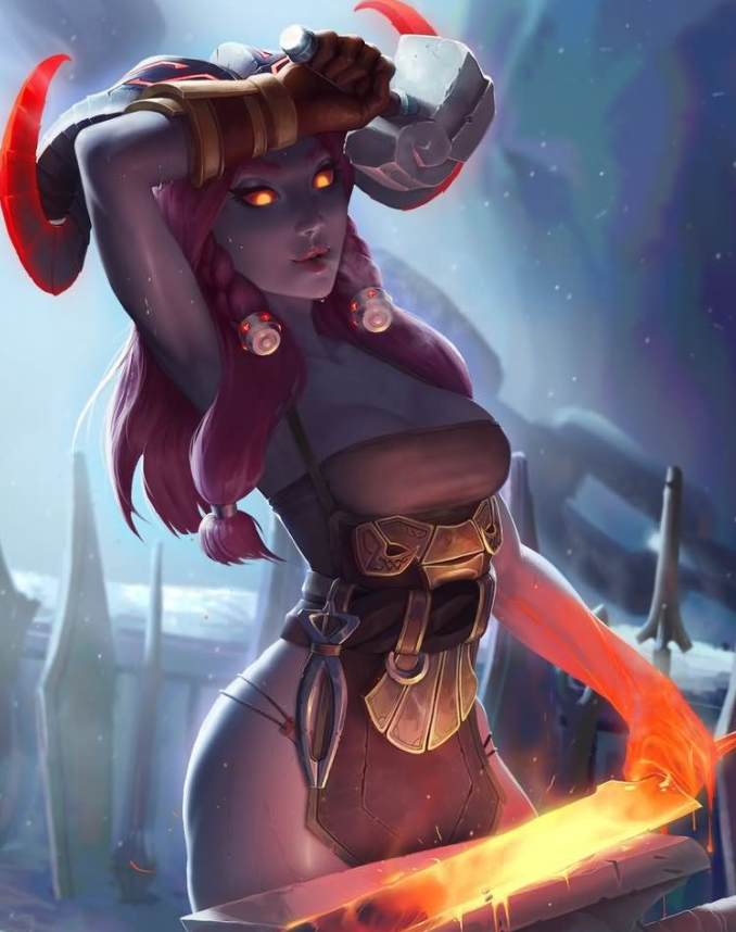 Пятничный арт на дренеек из World of Warcraft