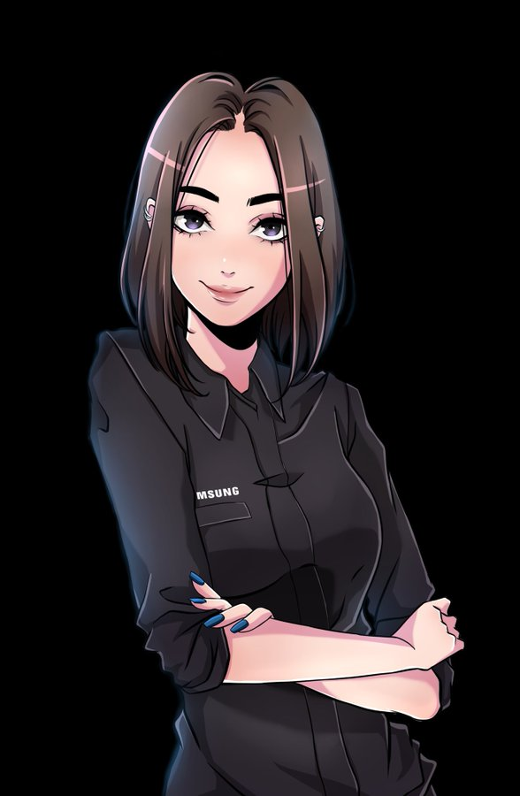 Пятничный арт на ассистентку Сэм — Samsung Sam, Samsung Girl, анимешная помощница