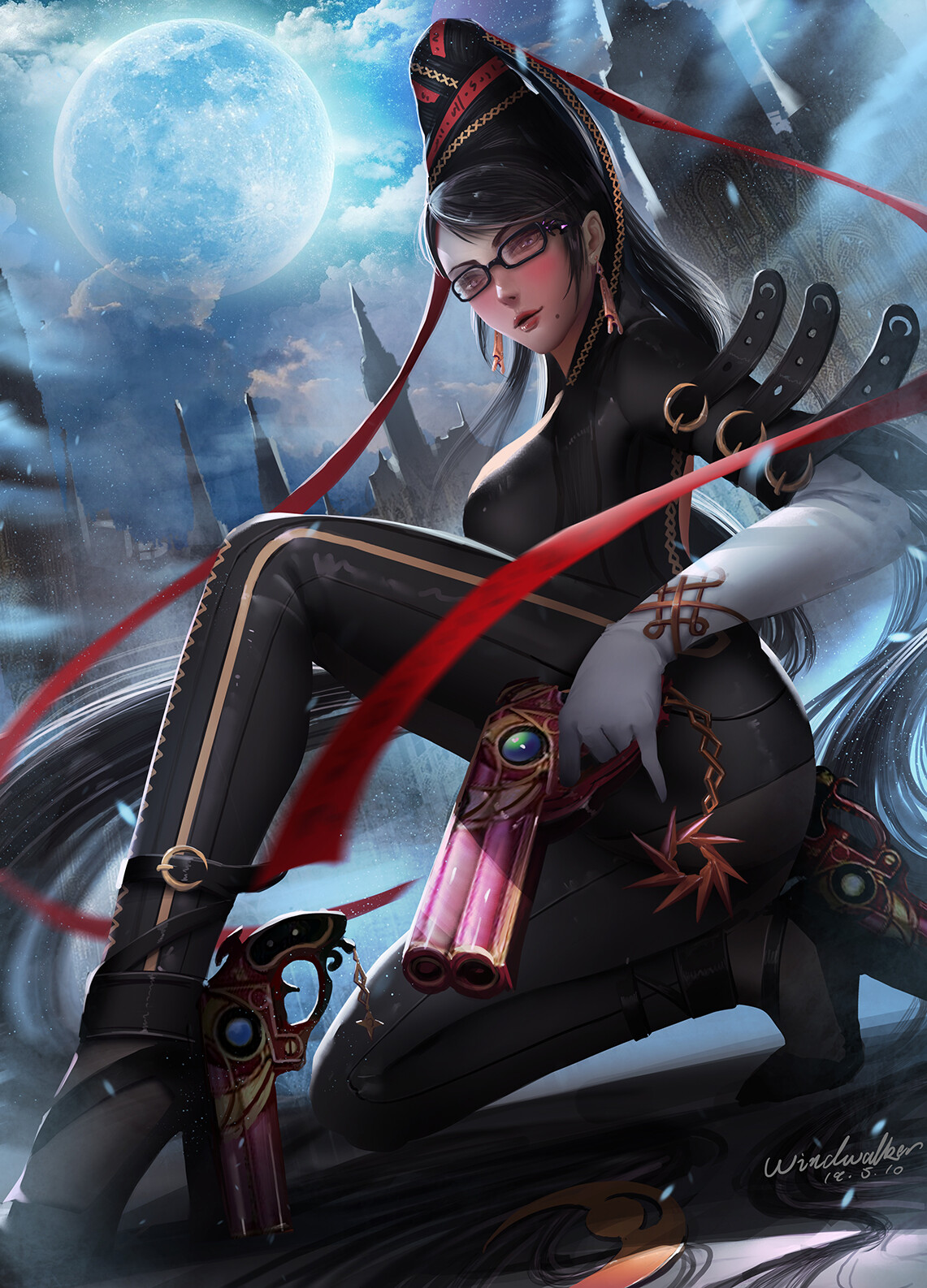 Пятничный арт на Байонетту (Bayonetta)
