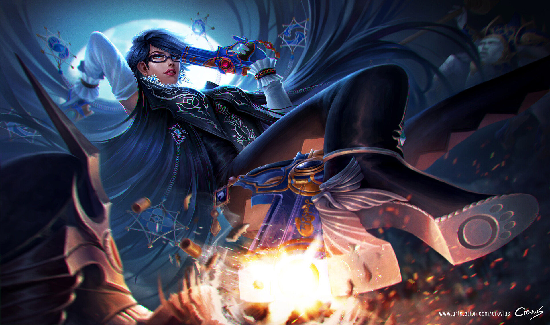 Пятничный арт на Байонетту (Bayonetta)