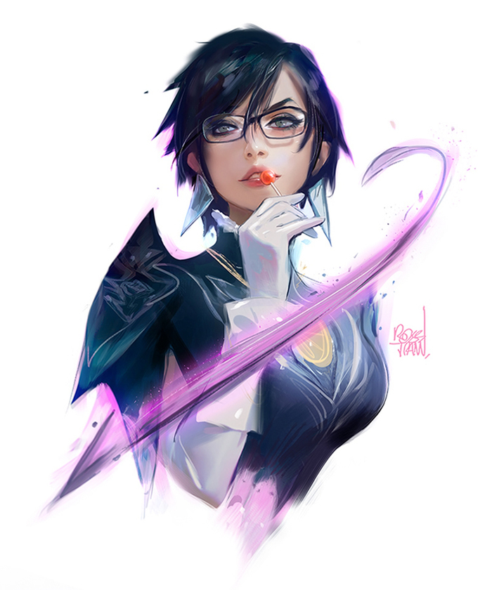 Пятничный арт на Байонетту (Bayonetta)