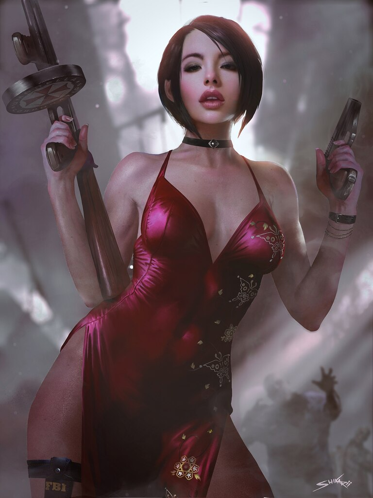 Пятничный арт на Аду Вонг из Resident Evil