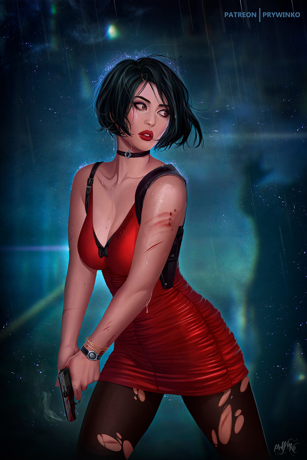 Пятничный арт на Аду Вонг из Resident Evil