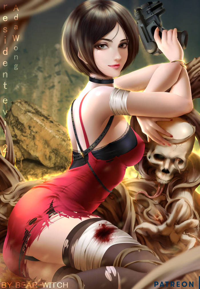 Пятничный арт на Аду Вонг из Resident Evil
