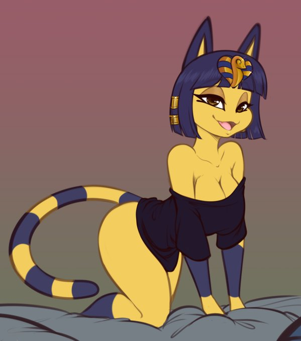 Пятничный арт на Ankha из Animal Crossing