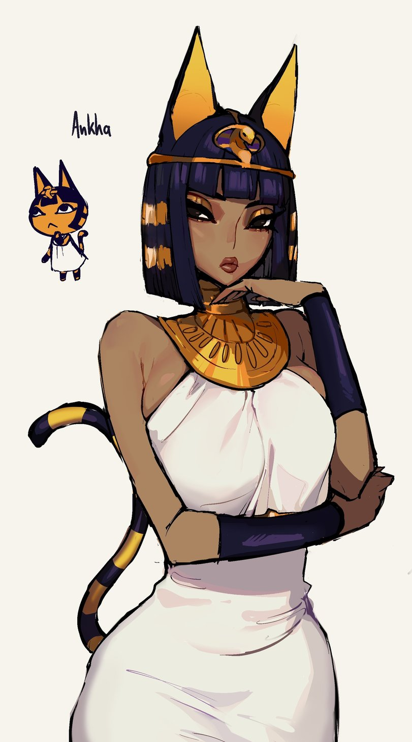 Пятничный арт на Ankha из Animal Crossing