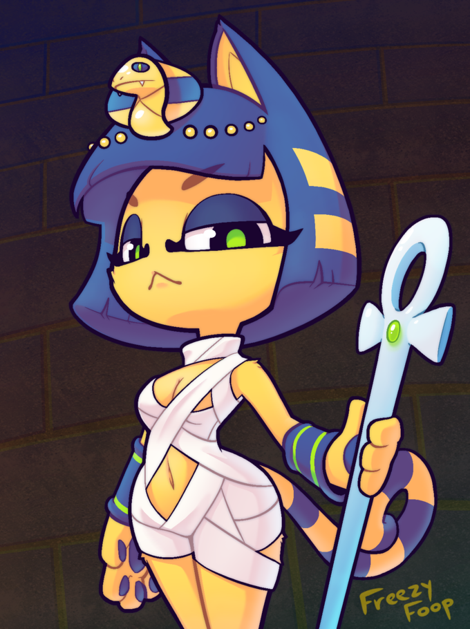 Пятничный арт на Ankha из Animal Crossing