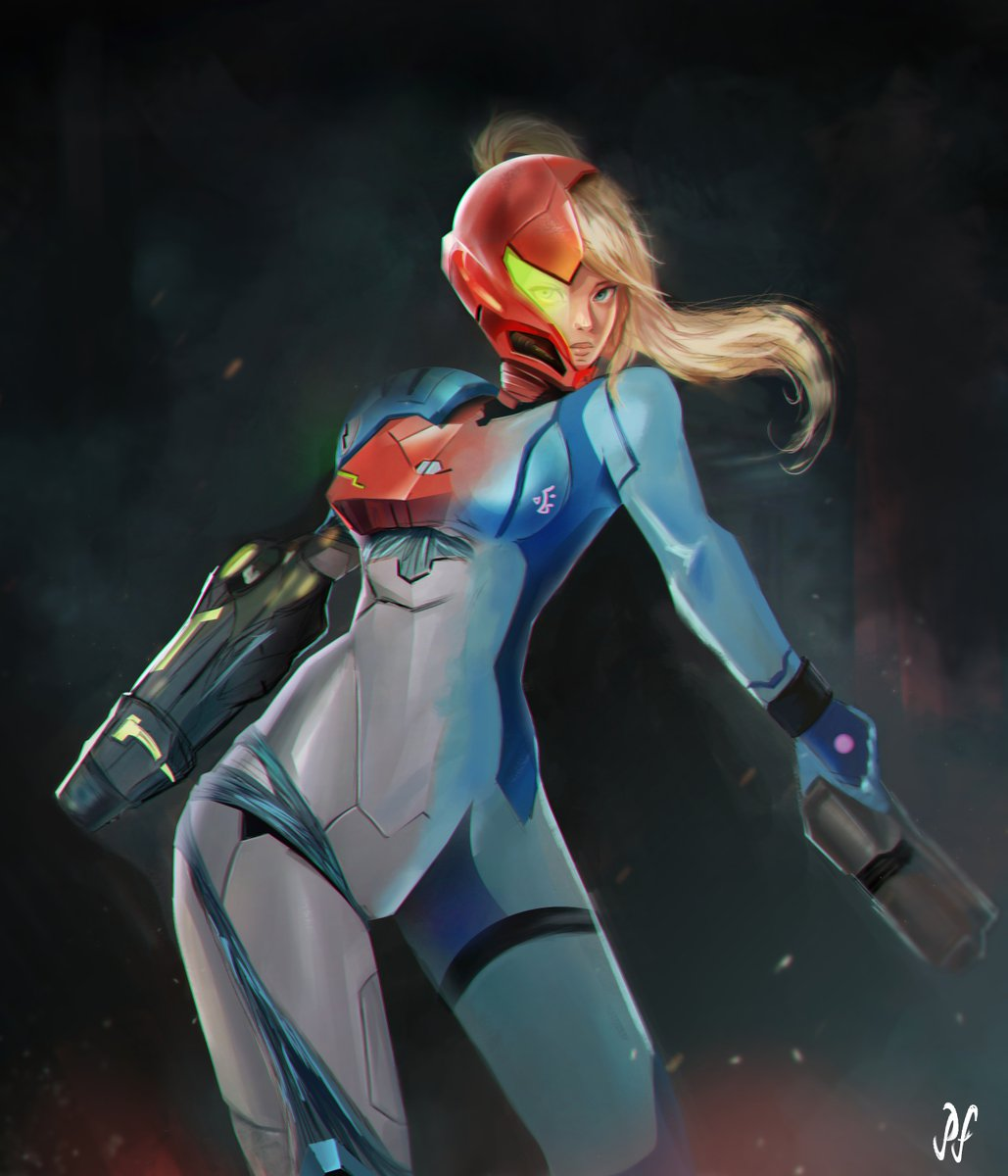 Пятничный арт Самус Аран (Samus Aran) из Metroid