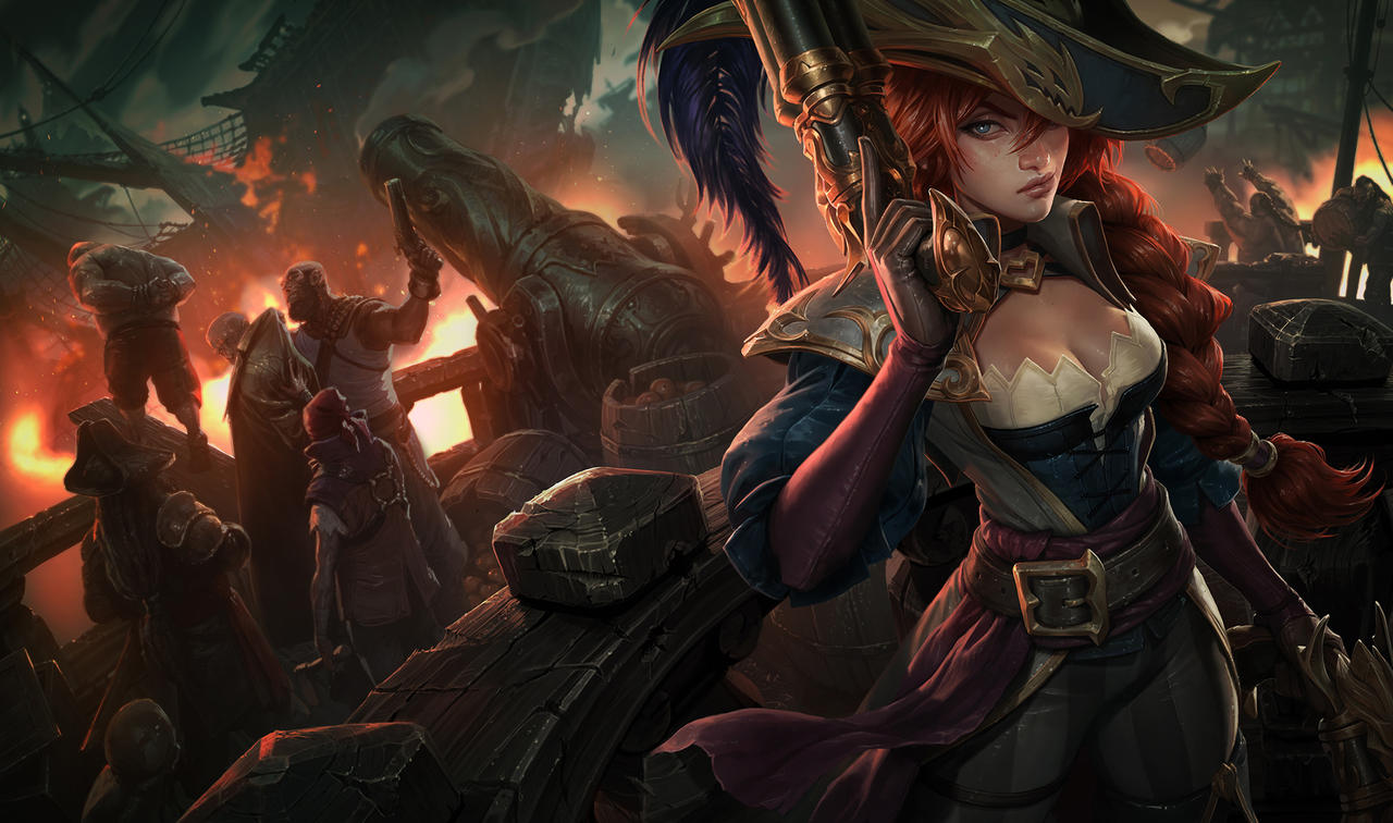 Пятничный арт на Мисс Фортуну из League of Legends