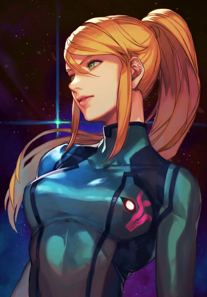 Пятничный арт Самус Аран (Samus Aran) из Metroid