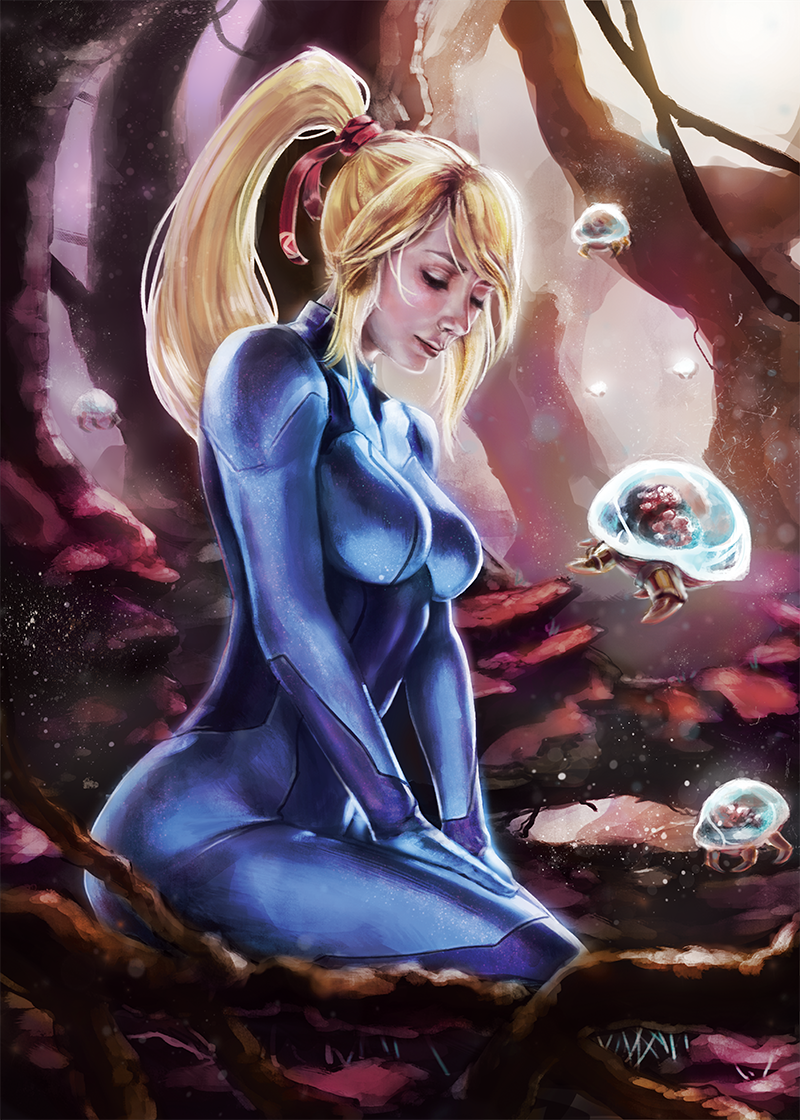 Пятничный арт Самус Аран (Samus Aran) из Metroid
