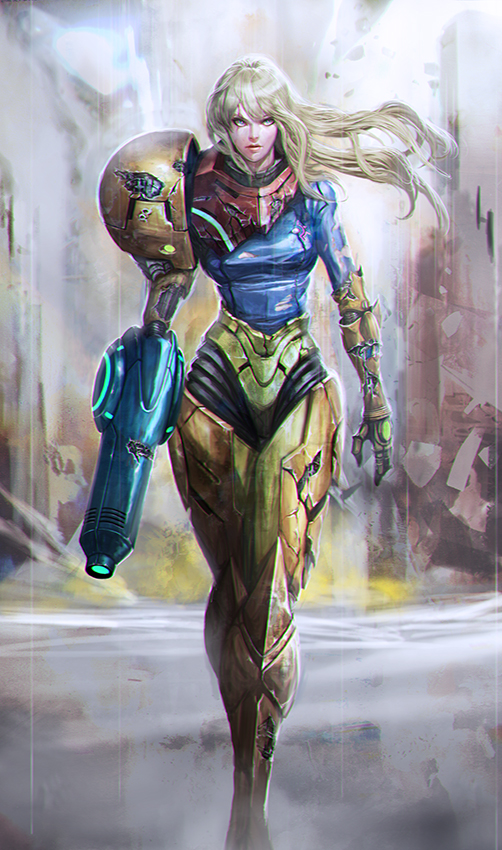 Пятничный арт Самус Аран (Samus Aran) из Metroid