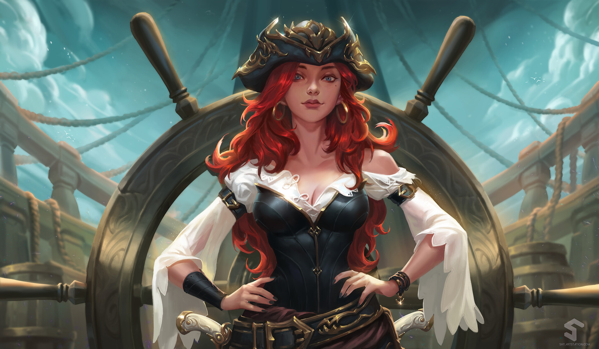 Пятничный арт на Мисс Фортуну из League of Legends