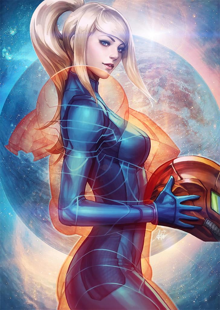 Пятничный арт Самус Аран (Samus Aran) из Metroid