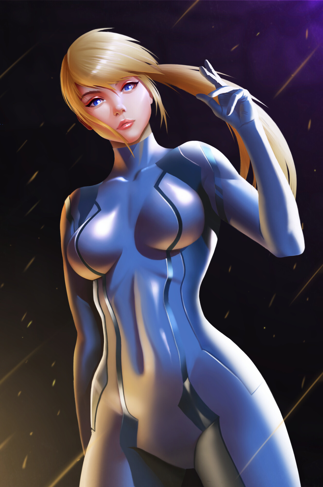 Пятничный арт Самус Аран (Samus Aran) из Metroid