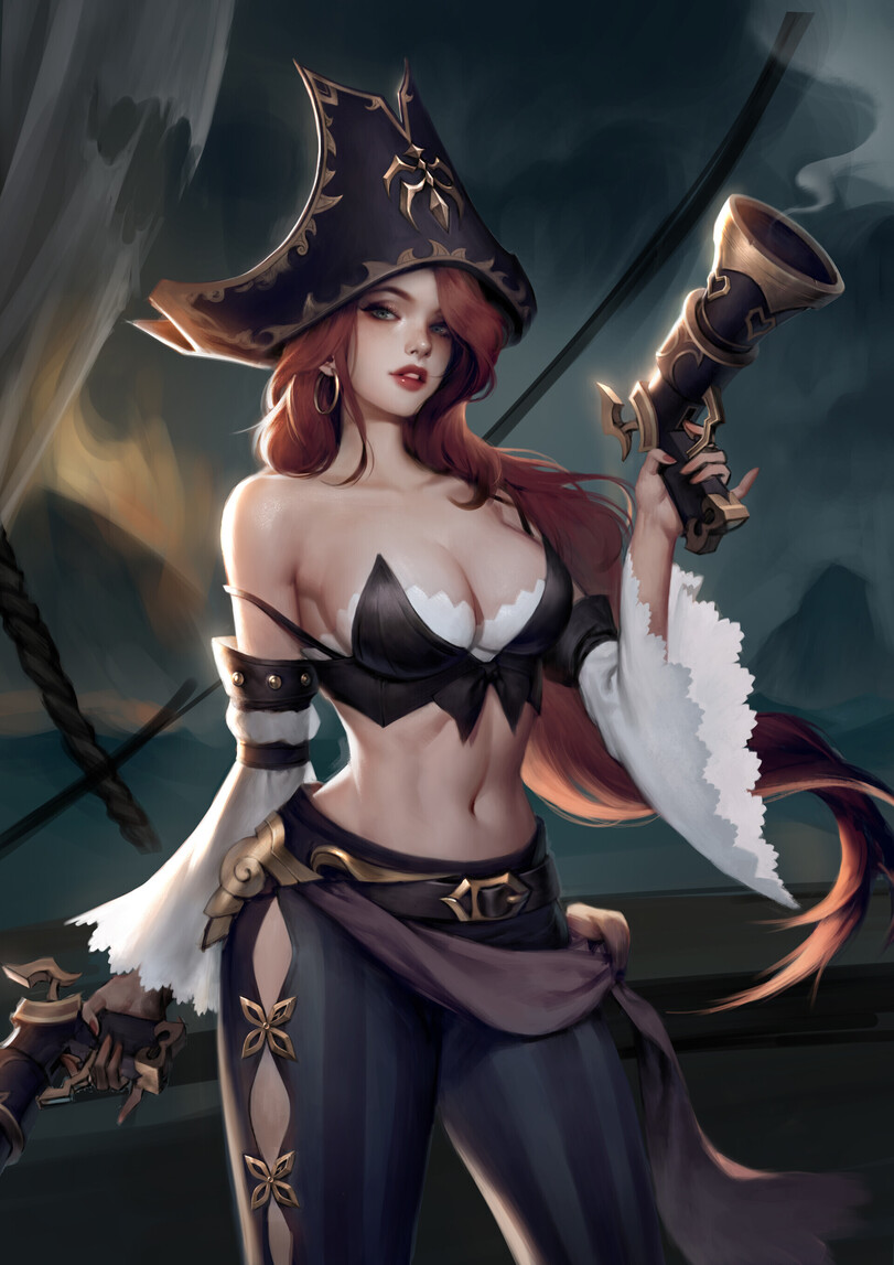 Пятничный арт на Мисс Фортуну из League of Legends