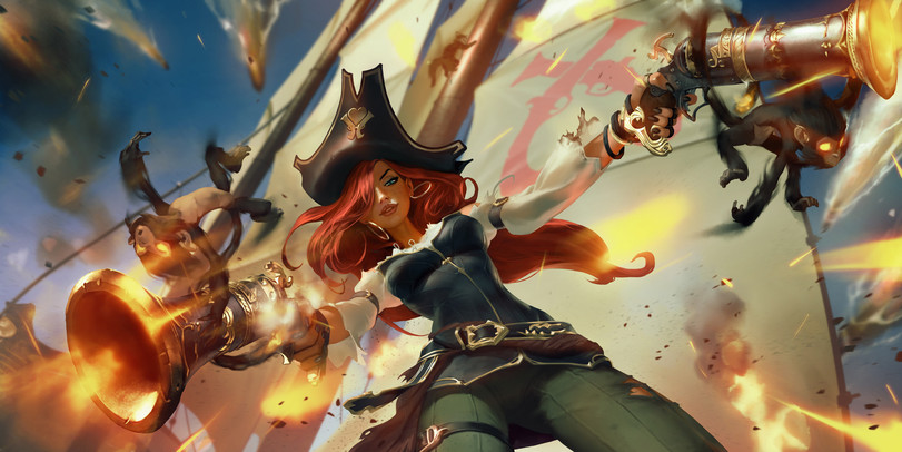 Пятничный арт на Мисс Фортуну из League of Legends