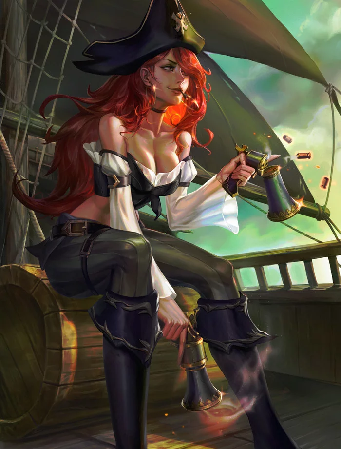 Пятничный арт на Мисс Фортуну из League of Legends
