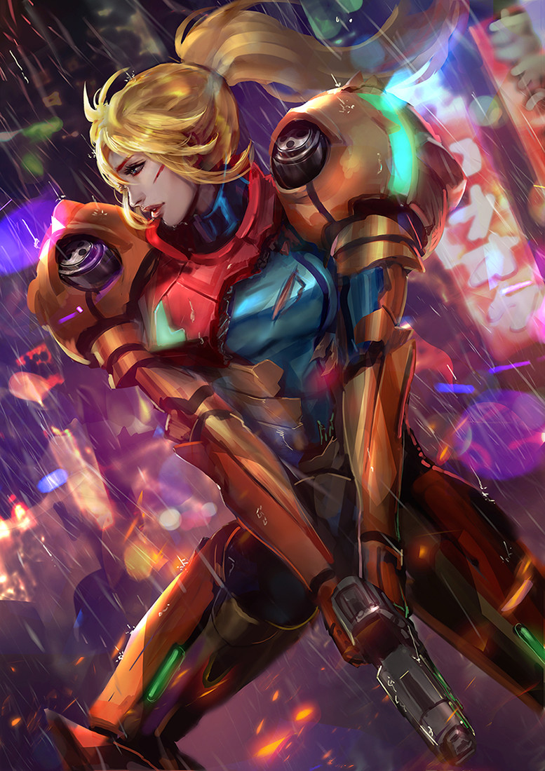 Пятничный арт Самус Аран (Samus Aran) из Metroid