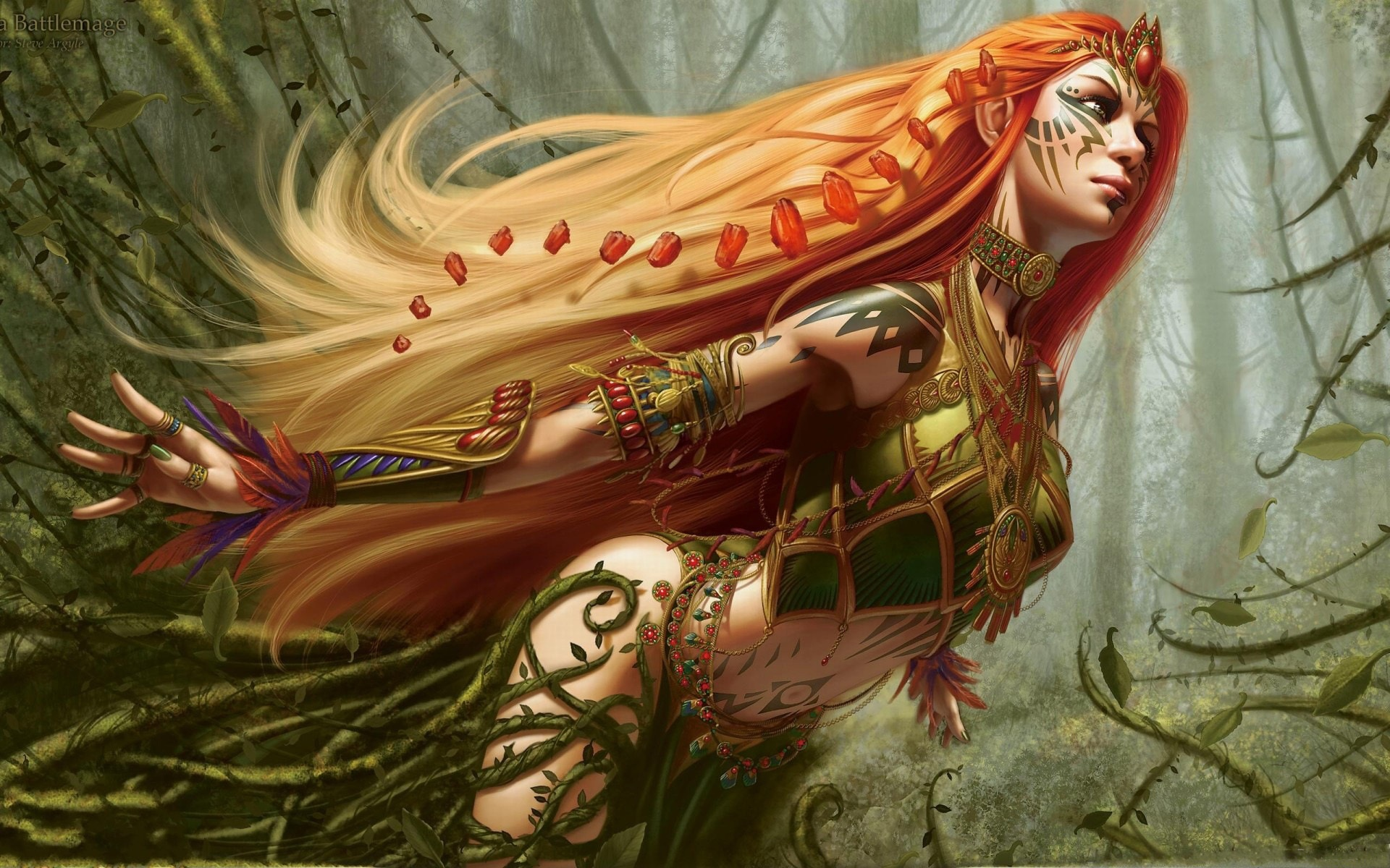 Пятничный арт на дриад — Ведьмак, Гвент и Magic The Gathering