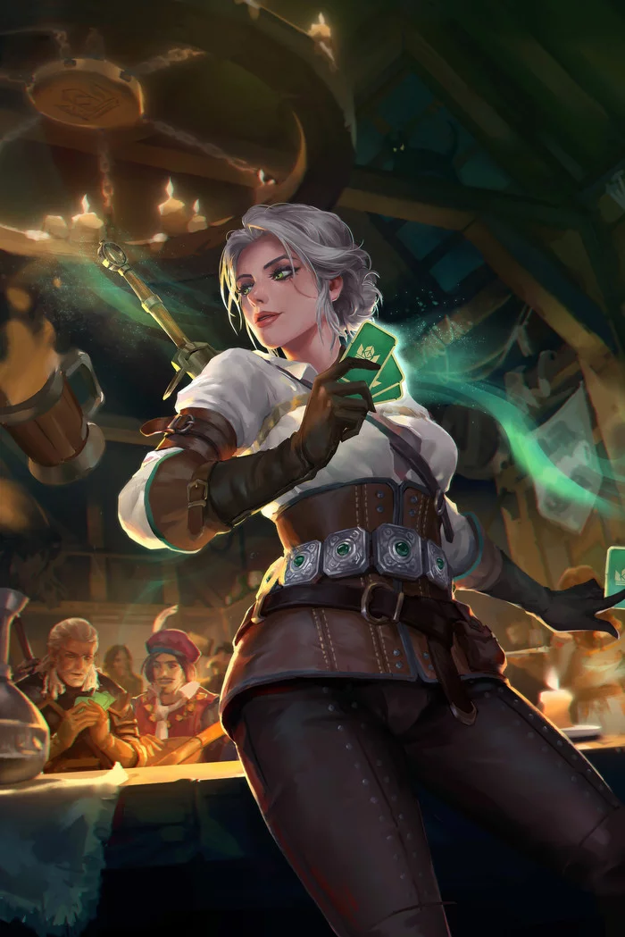 Пятничный арт на Цири из Ведьмака