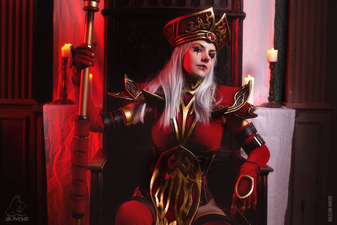 Косплей на Салли Вайтмейн (Sally Whitemane) из World of Warcraft