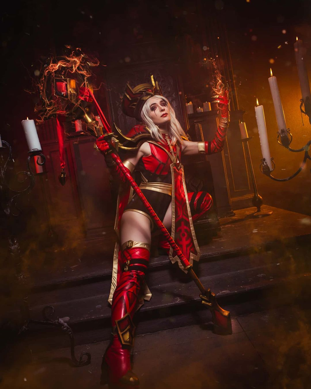 Косплей на Салли Вайтмейн (Sally Whitemane) из World of Warcraft