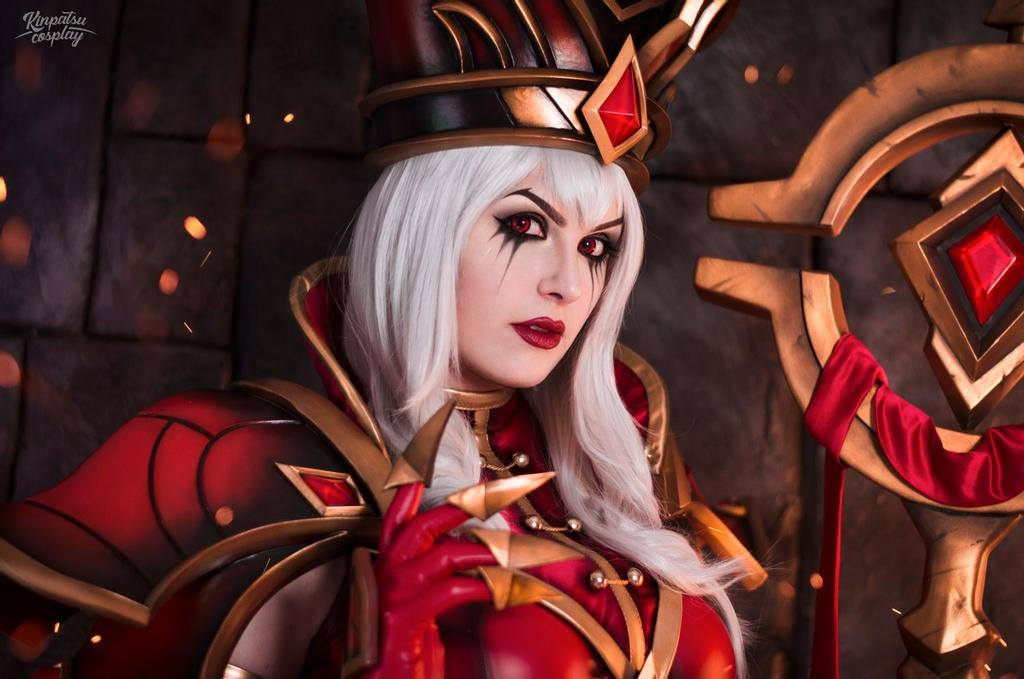 Косплей на Салли Вайтмейн (Sally Whitemane) из World of Warcraft