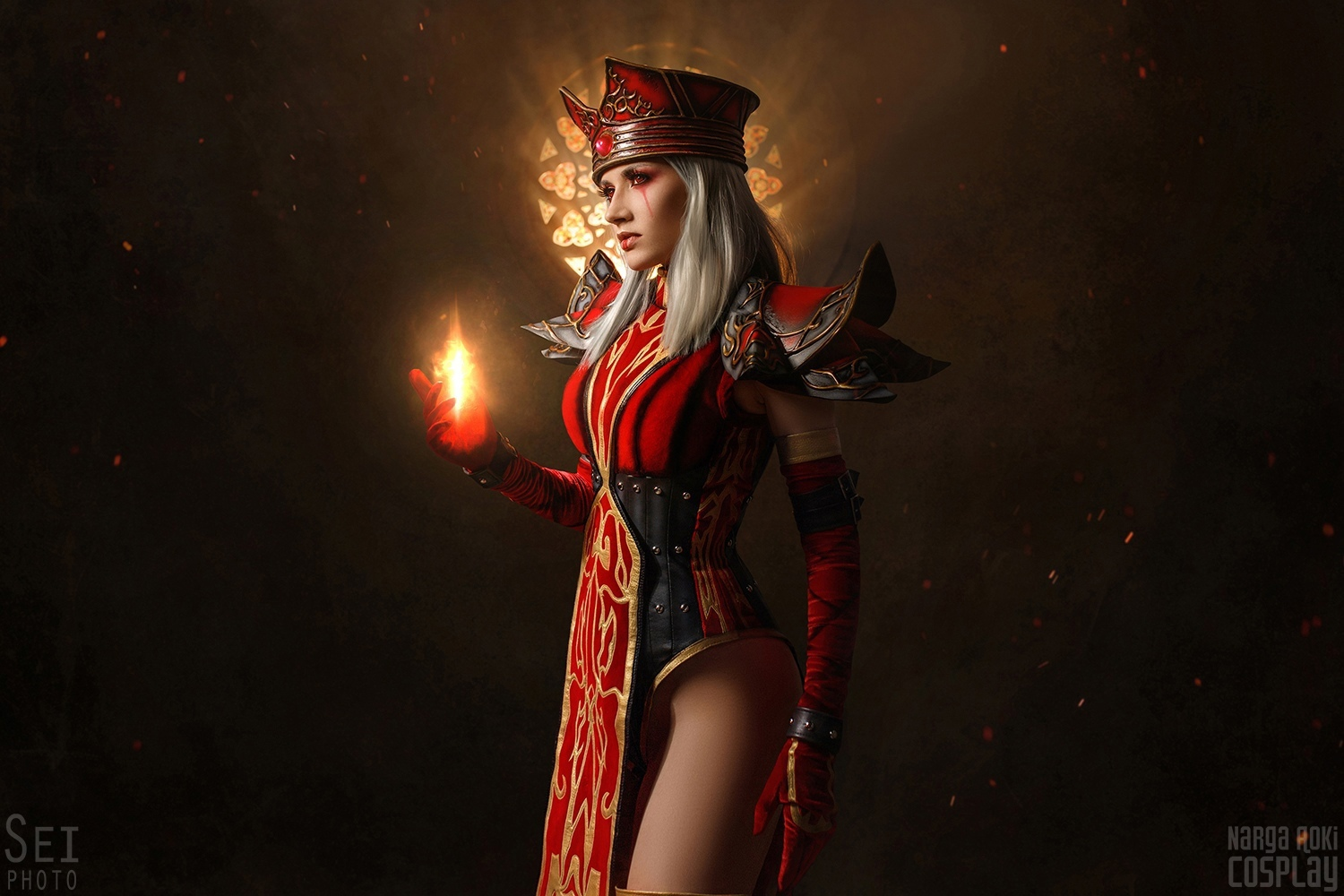 Косплей на Салли Вайтмейн (Sally Whitemane) из World of Warcraft